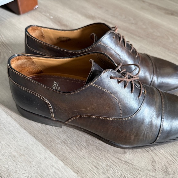 Di Bianco Brown Leather Cap-Toe Derby - Men\'s Dress Shoes
Made in Italy main image 6
